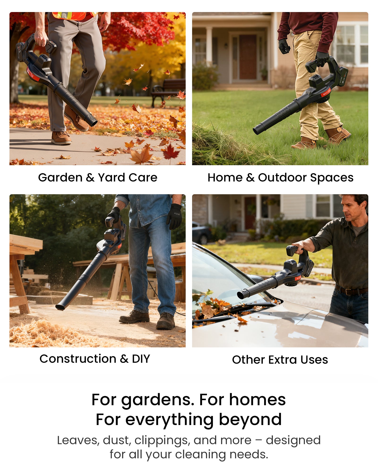 Cordless Leaf Blower Kit – Powerful & Lightweight Garden Tool