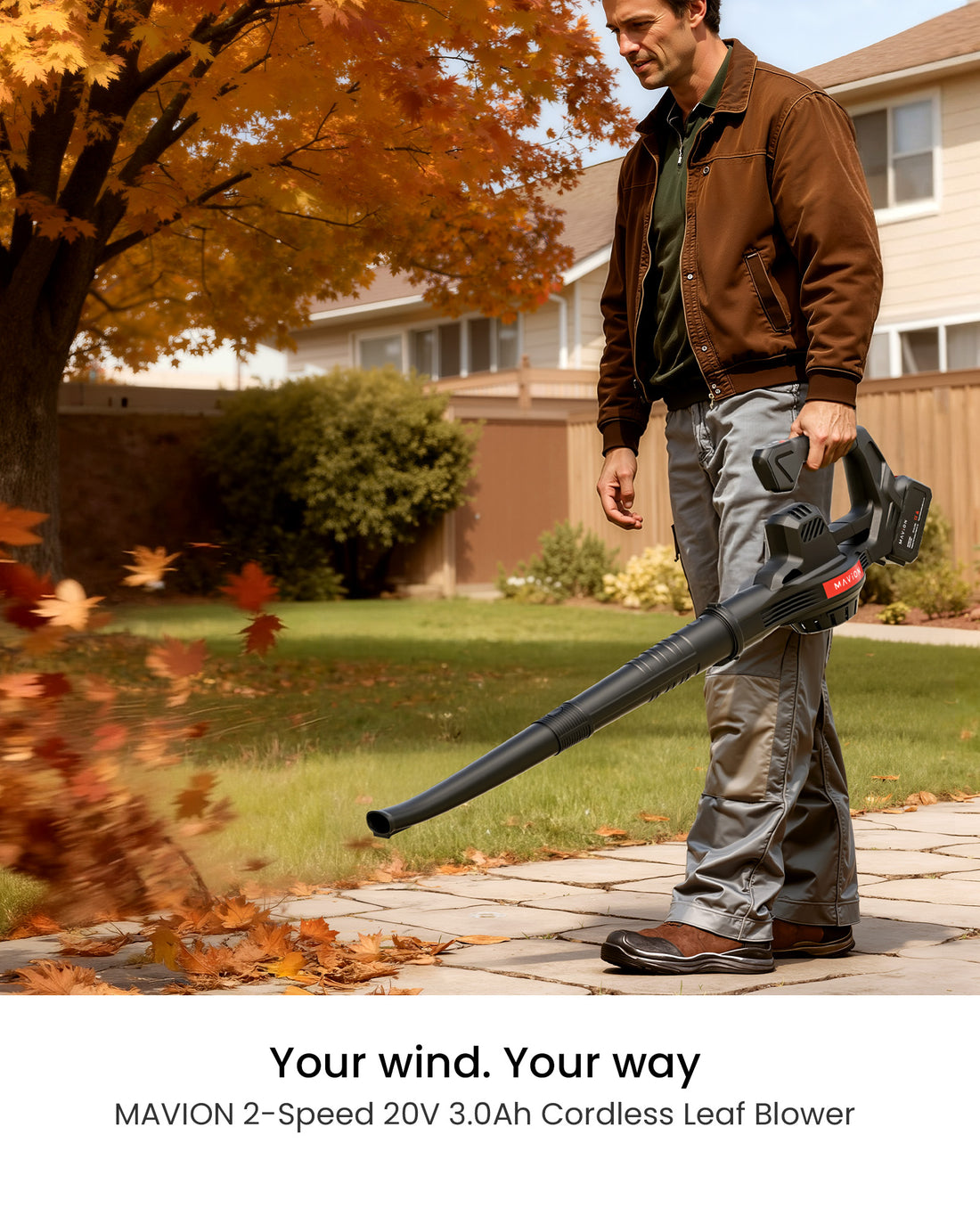 Cordless Leaf Blower Kit – Powerful & Lightweight Garden Tool