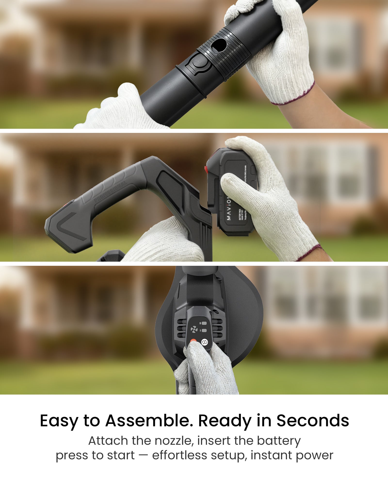 Cordless Leaf Blower Kit – Powerful & Lightweight Garden Tool