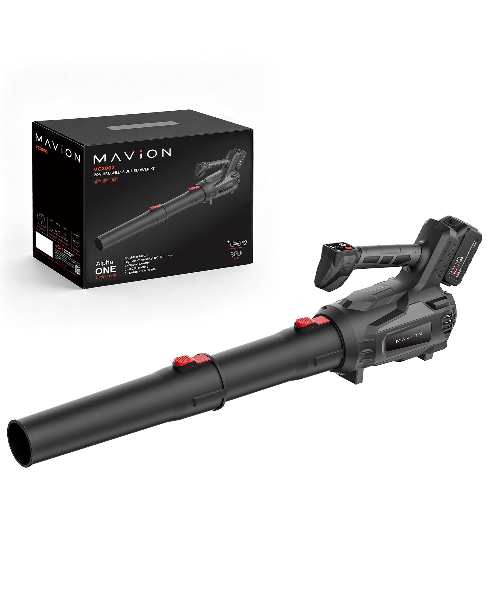 Brushless Jet Blower Kit – High Power Cordless Air Blower